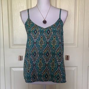 Hollister Aztec Print Cami Tank Top